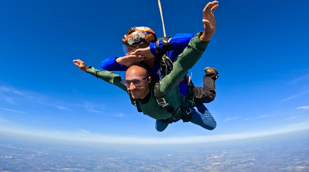 Skydiving action shot 7
